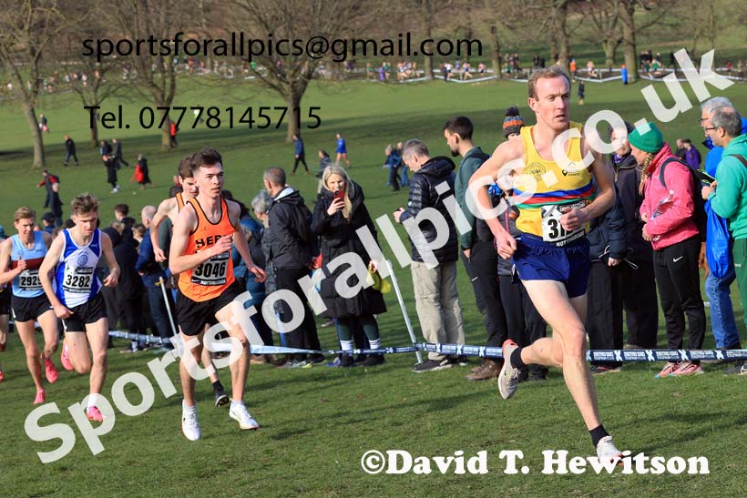 Senior Men, 2024 CAU Inter Counties Cross Country Champs., Wollaton Park, Nottingham. Photo: David T. Hewitson/Sports for All Pics